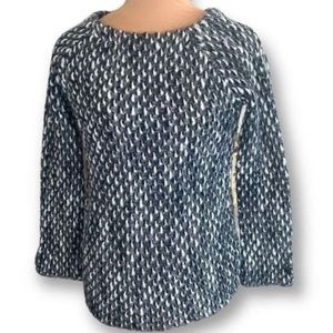 Gottardi Collection Black & White Chunky knit Wool blend Sweater Size L